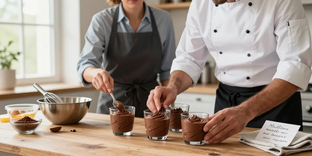 meilleure recette mousse au chocolat cyril lignac