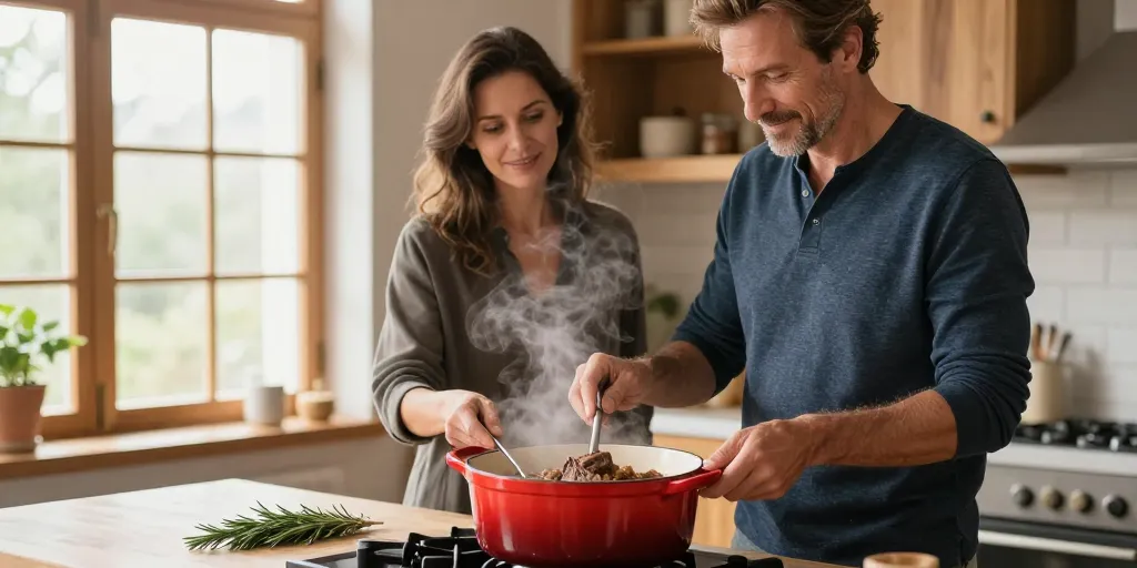 recette avec une cocotte en fonte