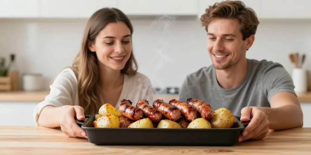 recette merguez pomme de terre au four